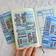 Load image into Gallery viewer, rainbow haven film sticker sheet