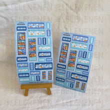 Load image into Gallery viewer, rainbow haven film sticker sheet