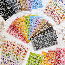 Load image into Gallery viewer, butterflies matte vinyl sticker sheet bundle (12)