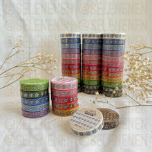 Load image into Gallery viewer, mini flowers washi tape