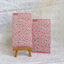 Load image into Gallery viewer, mini flowers matte vinyl sticker sheet bundle (13)