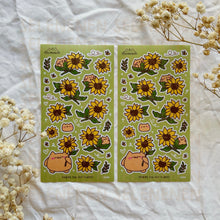 Load image into Gallery viewer, sunflower boop sticker sheet