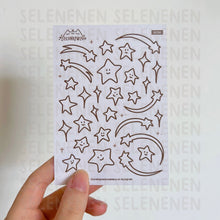 Load image into Gallery viewer, little star doodles sticker sheets