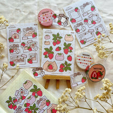 Load image into Gallery viewer, new strawberry stickers set (3)