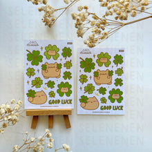 Load image into Gallery viewer, lucky lemon matcha boop sticker set (3)