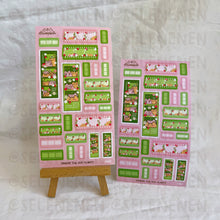 Load image into Gallery viewer, strawberry bliss film sticker sheet