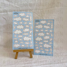Load image into Gallery viewer, plain clouds sticker sheet