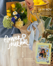 Load image into Gallery viewer, flower & journal workshop tickets (includes journal pack) ♡