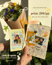 Load image into Gallery viewer, flower & journal workshop tickets (includes journal pack) ♡