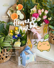 Load image into Gallery viewer, flower & journal workshop tickets (includes journal pack) ♡
