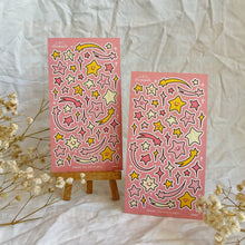 Load image into Gallery viewer, warm star doodles sticker sheet