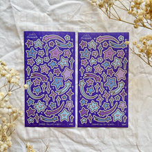 Load image into Gallery viewer, star doodles sticker sheet bundle (7)