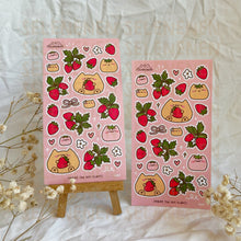 Load image into Gallery viewer, strawberry boop sticker sheet bundle (3)