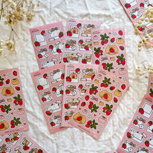 Load image into Gallery viewer, strawberry boop sticker sheet bundle (3)