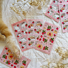 Load image into Gallery viewer, strawberry boop sticker sheet bundle (3)