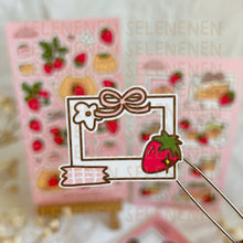 Load image into Gallery viewer, strawberry boop sticker sheet bundle (3)
