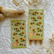 Load image into Gallery viewer, sunflower boop sticker sheet