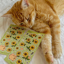 Load image into Gallery viewer, sunflower boop sticker sheet