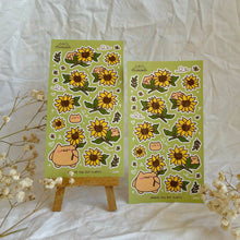 Load image into Gallery viewer, sunflower boop sticker sheet
