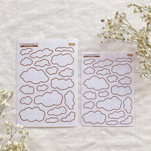 Load image into Gallery viewer, clouds sticker sheet bundle