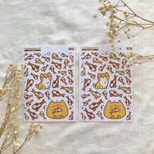 Load image into Gallery viewer, koi fish sticker sheet
