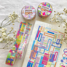 Load image into Gallery viewer, concentric rectangle simple pals washi tapes