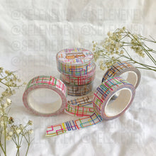 Load image into Gallery viewer, concentric rectangle simple pals washi tapes