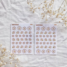 Load image into Gallery viewer, rainbow mini flowers sticker bundle (10)