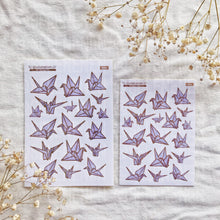 Load image into Gallery viewer, paper cranes sticker bundle (7)