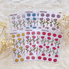 Load image into Gallery viewer, rose sticker bundle (6)