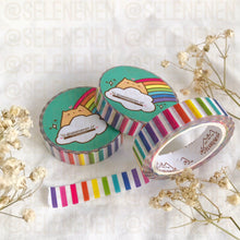 Load image into Gallery viewer, rainbow stripes washi