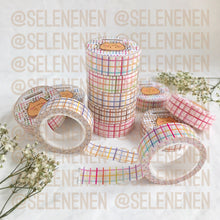 Load image into Gallery viewer, light grid washi tapes