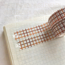 Load image into Gallery viewer, light grid washi tapes