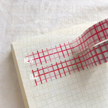Load image into Gallery viewer, light grid washi tapes