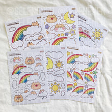 Load image into Gallery viewer, rainbow sticker bundle (6)