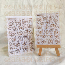 Load image into Gallery viewer, lovely butterflies sticker bundle (9)