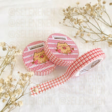 Load image into Gallery viewer, red mini grid washi