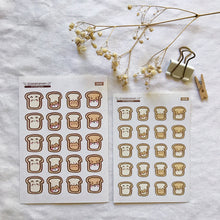 Load image into Gallery viewer, bredkery toast sticker sheet