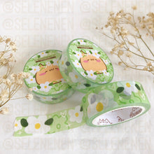 Load image into Gallery viewer, green lovely flowers washi