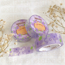 Load image into Gallery viewer, purple lovely flowers washi