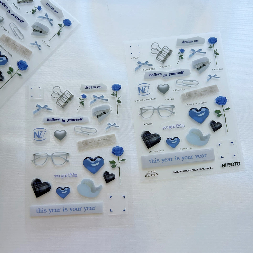 SELENENEN x NUFOTO collab sticker sheets