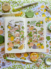 Load image into Gallery viewer, lucky lemon matcha boop sticker set (3)
