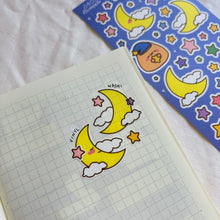 Load image into Gallery viewer, starry boop sticker sheet
