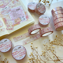 Load image into Gallery viewer, love, boop film washi - SELENENEN x TUZI collab
