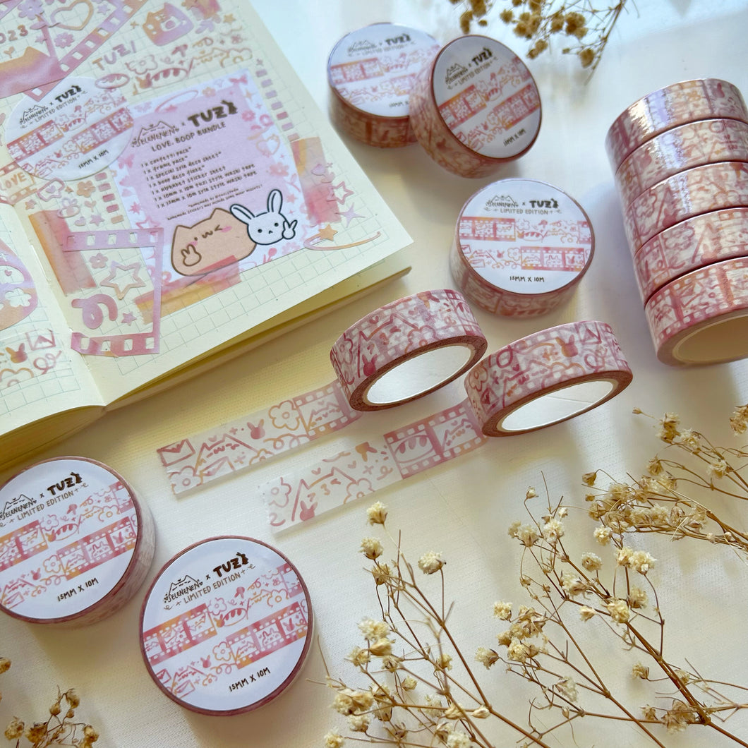 love, boop film washi - SELENENEN x TUZI collab