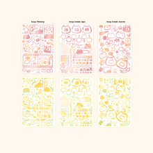 Load image into Gallery viewer, love, boop special deco sticker sheets
