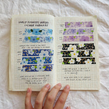 Load image into Gallery viewer, lovely flowers washi tapes
