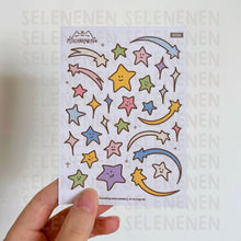 Load image into Gallery viewer, little star doodles sticker sheets
