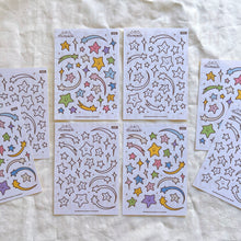 Load image into Gallery viewer, little star doodles sticker sheets
