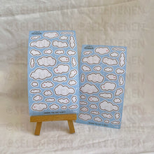 Load image into Gallery viewer, plain clouds sticker sheet
